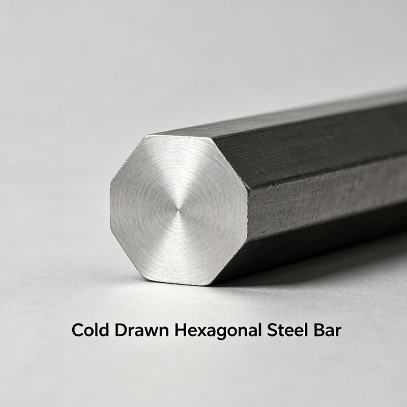 Kalldragen hexagonal stålstång