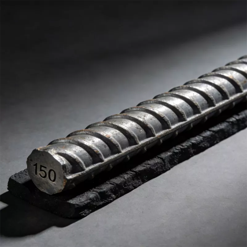 Deformerad stång i spole